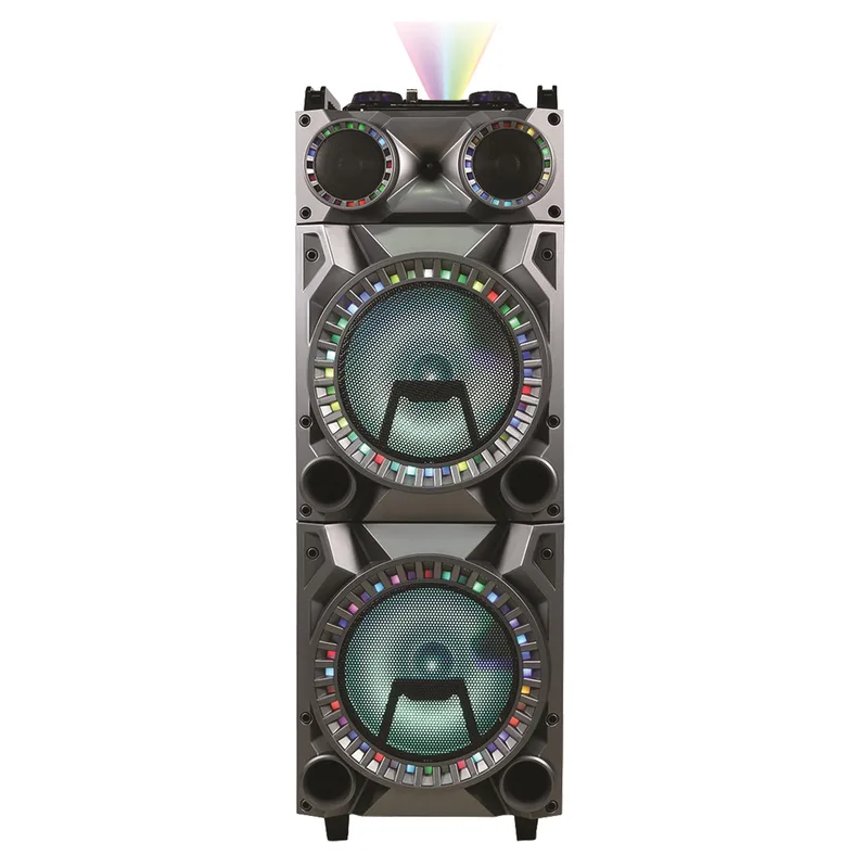 Supersonic® Dual 12" Light-Up Bluetooth® DJ Speaker