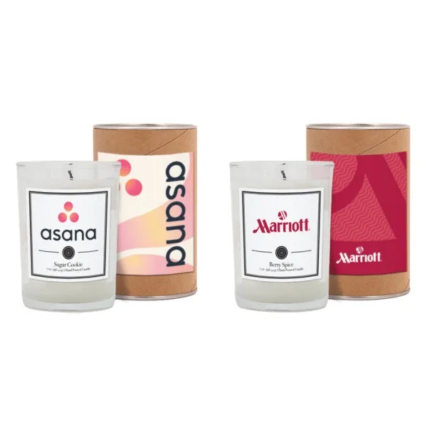 8 oz. Scented Tumbler Candle in a Cardboard Gift Tube w/ Metal Lid