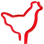Chicken Inkbend Standard, Bent Pen