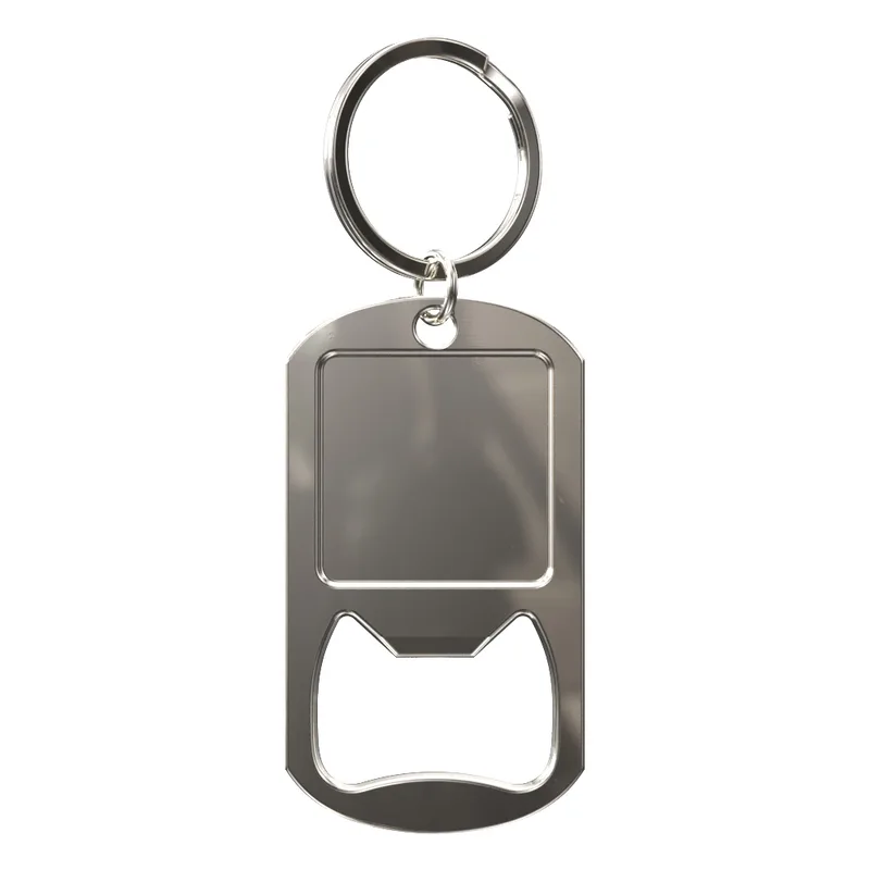 Vibraprint® Bottle Opener Key Tag w/ Split Ring view 2