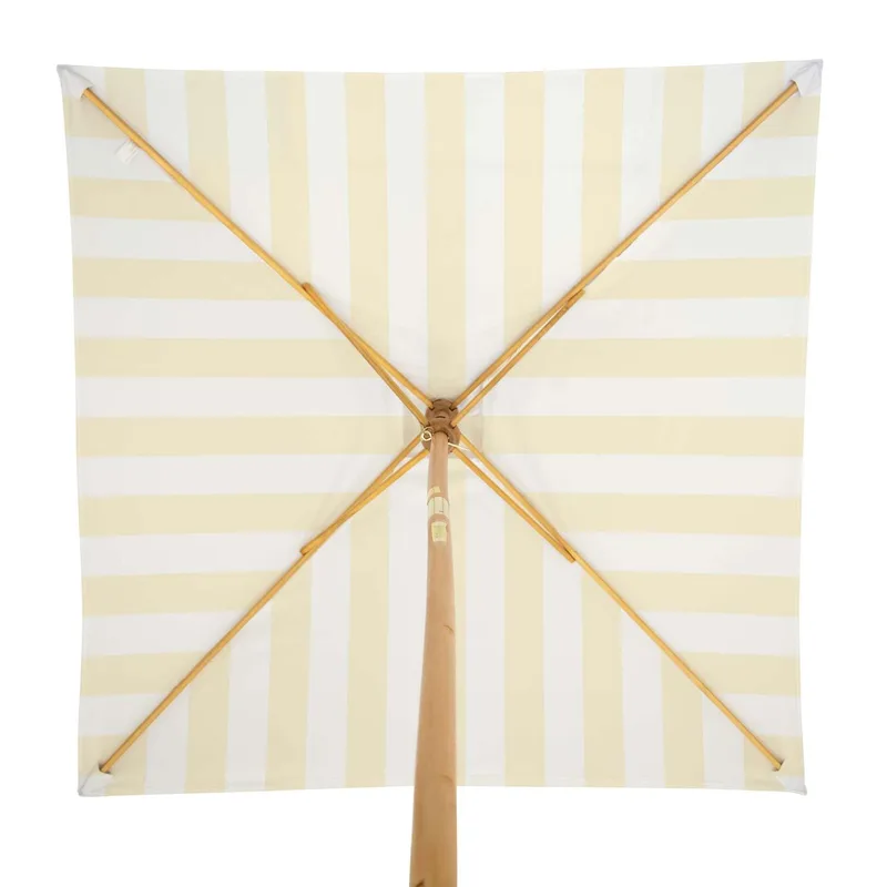8' Square Wood Market Umbrella Single-Sided Dye Sub Kit view 7