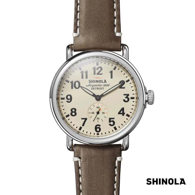 Cream/Brown, 41mm