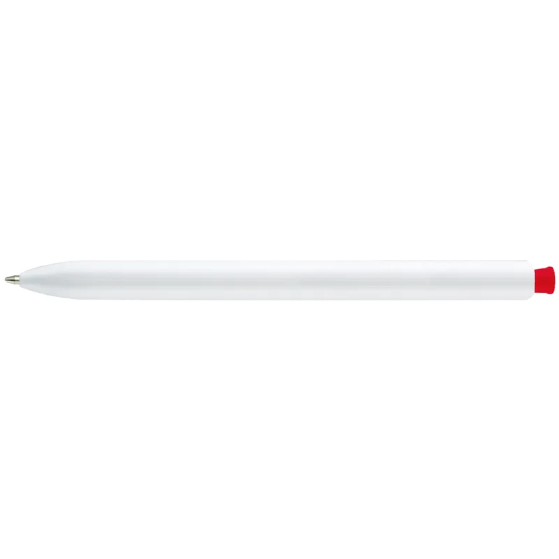 White/Red Blank Back View