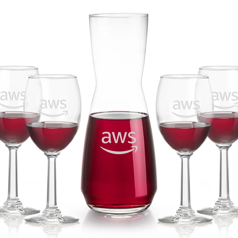 Carafe & 4 Wine