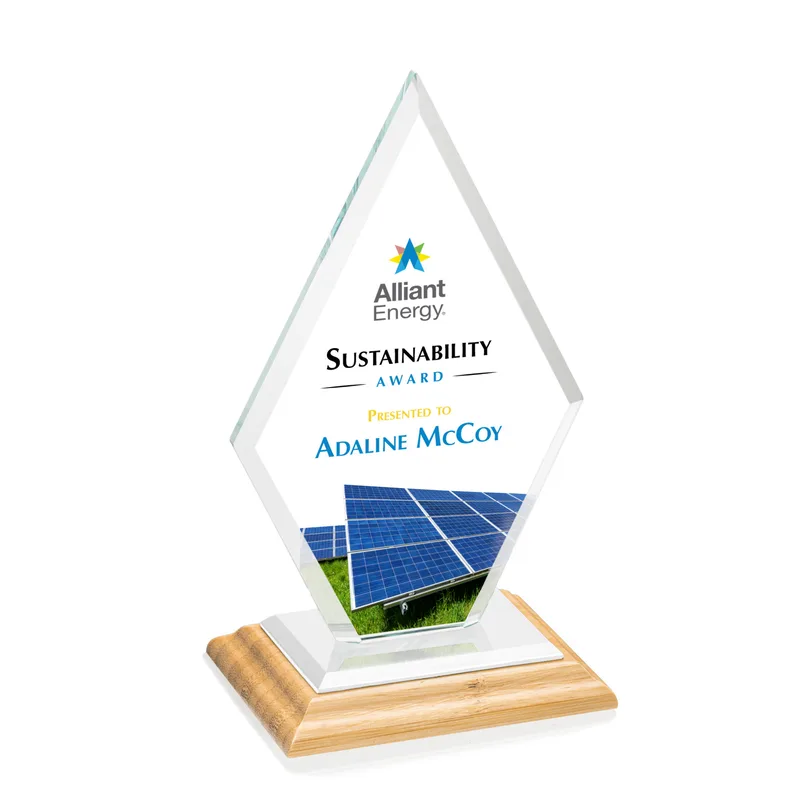 VividPrint™, Bamboo, White, 4" x 6.875" x 3"