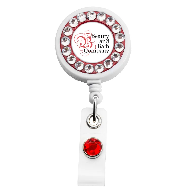 Bling Ring Retractable Badge Reel view 6