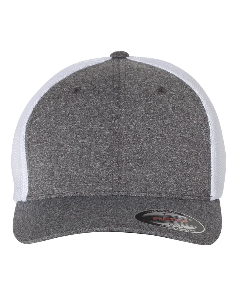 Dark Heather Gray/White