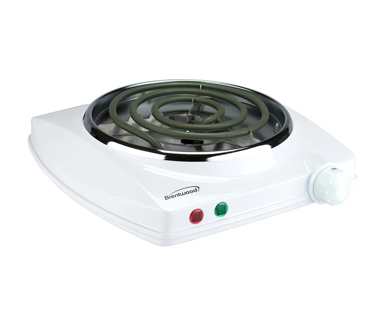 White Electric Single Burner