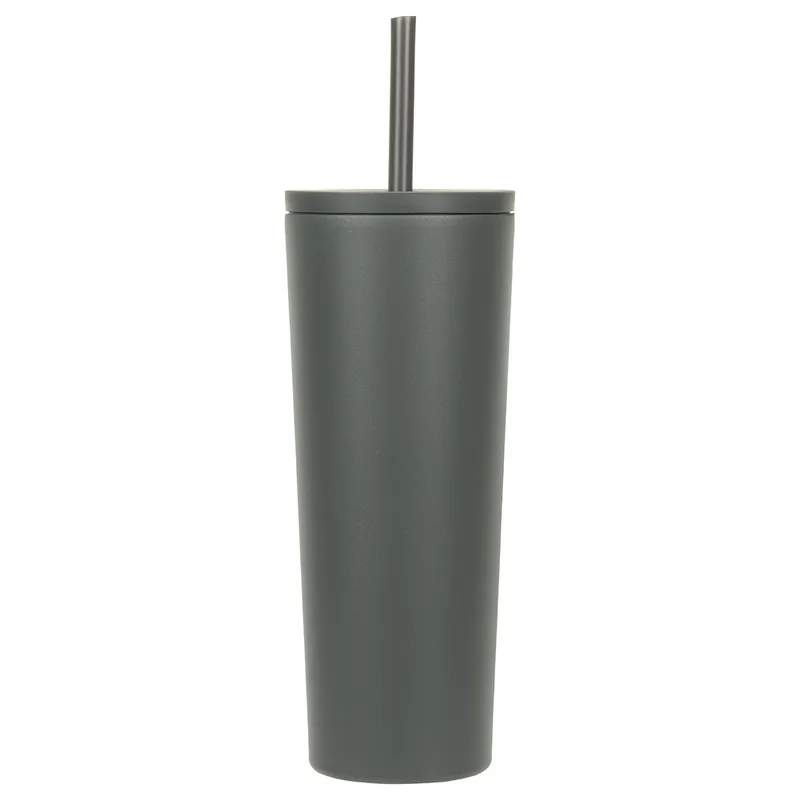 Bradford 24 oz Vacuum Insulated Stainless Steel Tumbler with Straw view 6