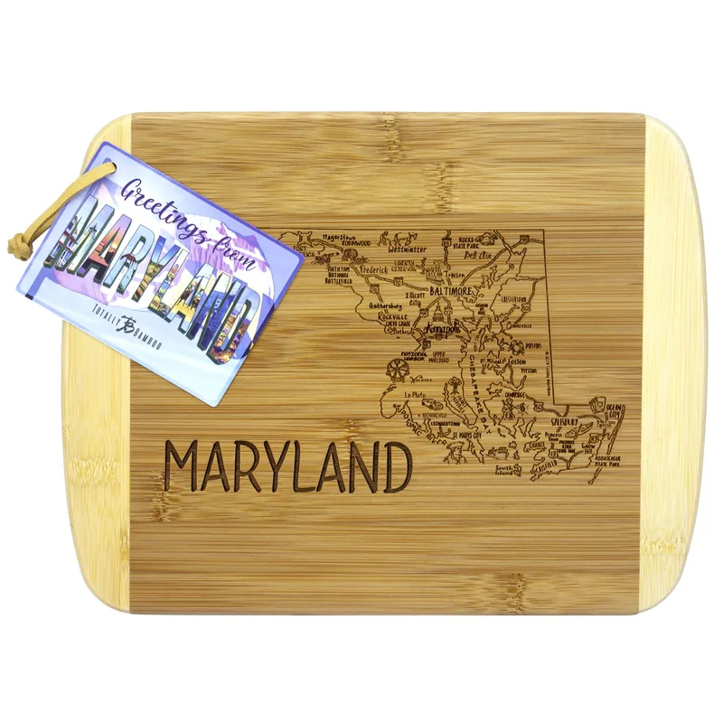 A Slice of Life Maryland Serving & Cutting Board view 2
