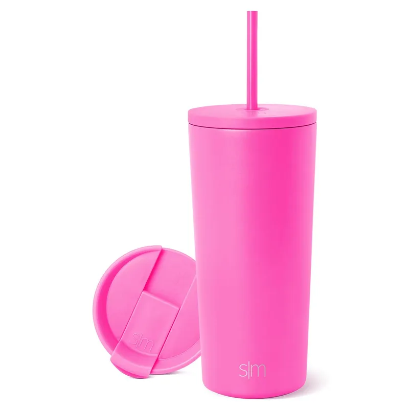 20 oz Simple Modern® Stainless Steel Double-Walled Insulated Classic Tumbler w/ Straw Lid view 7