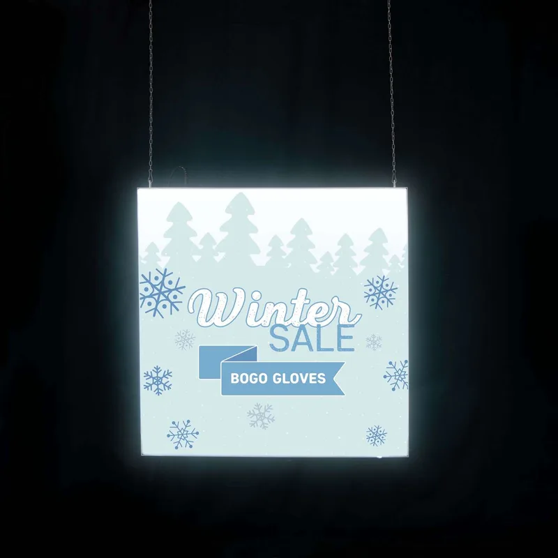 24" x 24" Aerial SEG Glo Ceiling-Mounted Kit view 4