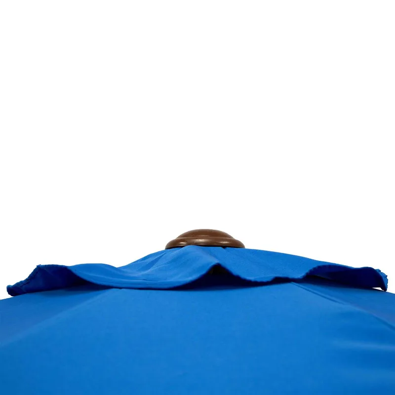 9' Wood Look Tilting Market Umbrella Kit (4 Imprints) view 6