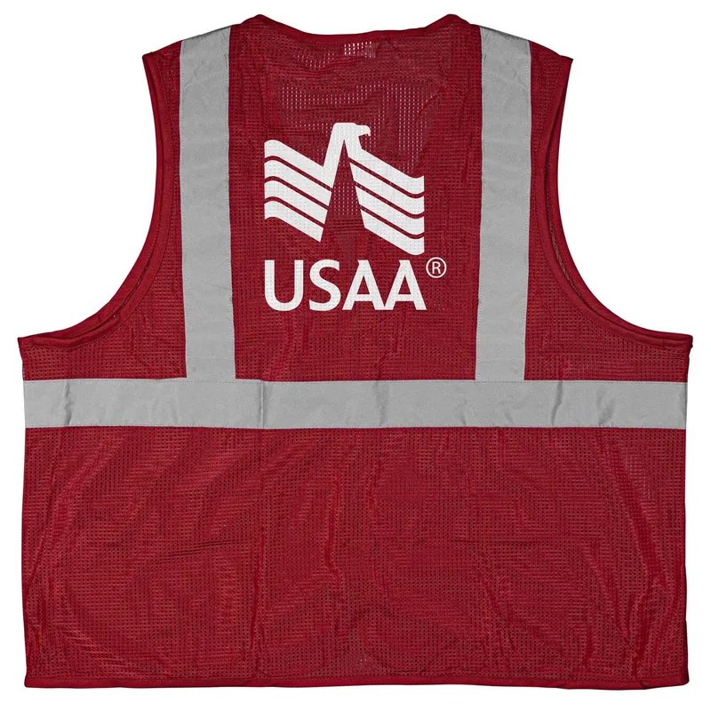 100% Polyester Premium Reflective Safety Vest view 2
