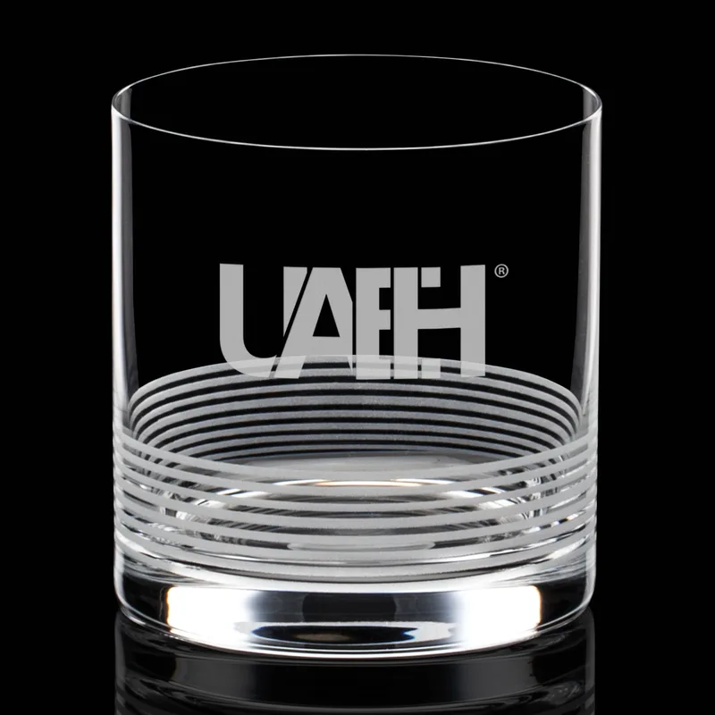 Glass Only, Deep Etch, Double Old Fashioned