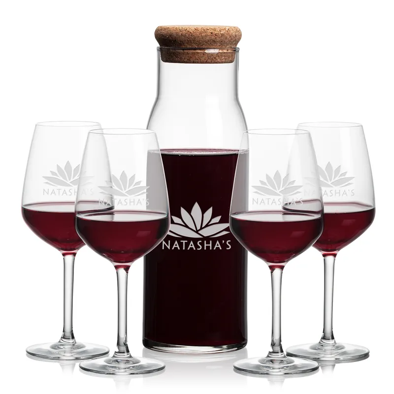 Carafe & 4 Wine