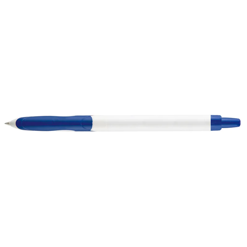 White/Blue Blank Back View