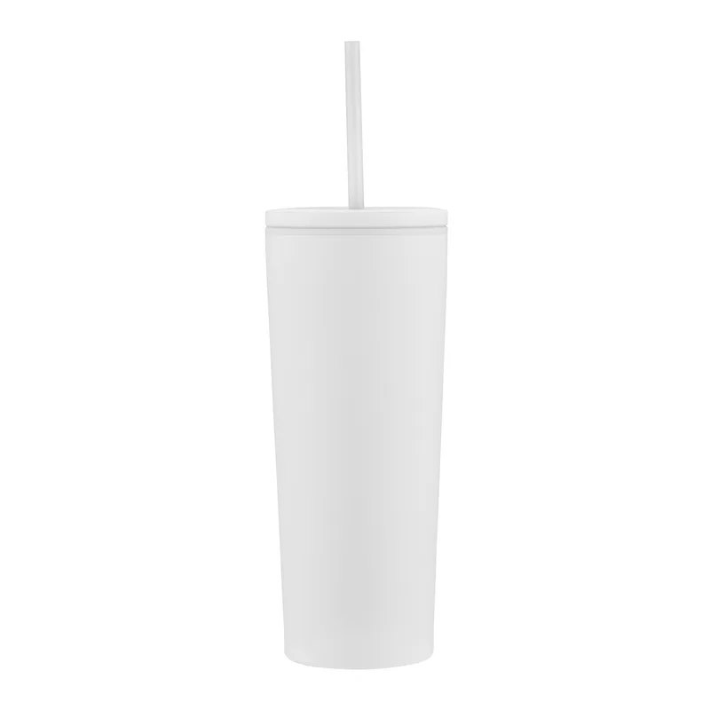 24 Oz. Double Wall Mug with Straw view 2
