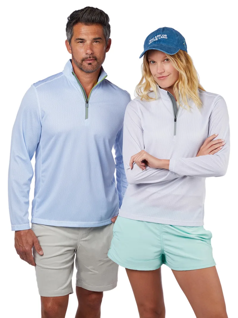 Ladies Seafarer Lightweight Performance Quarter-Zip view 4