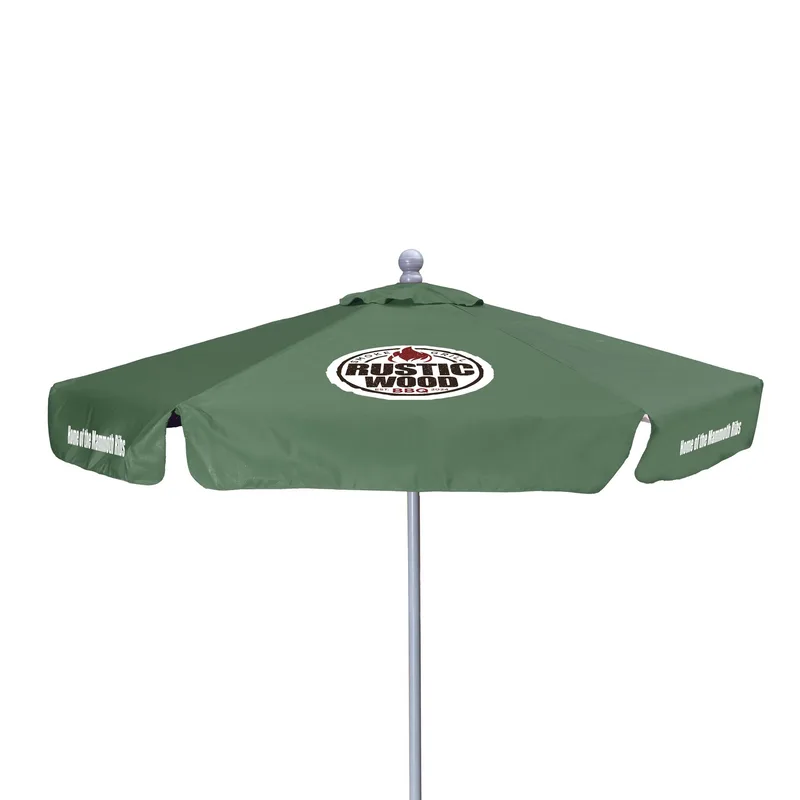 7' Deluxe Market Umbrella Kit With Valance (6 Imprints) view 7