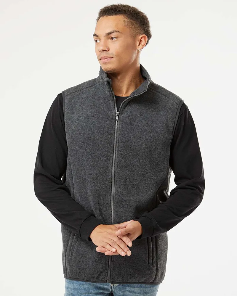 Burnside® Polar Fleece Vest view 2
