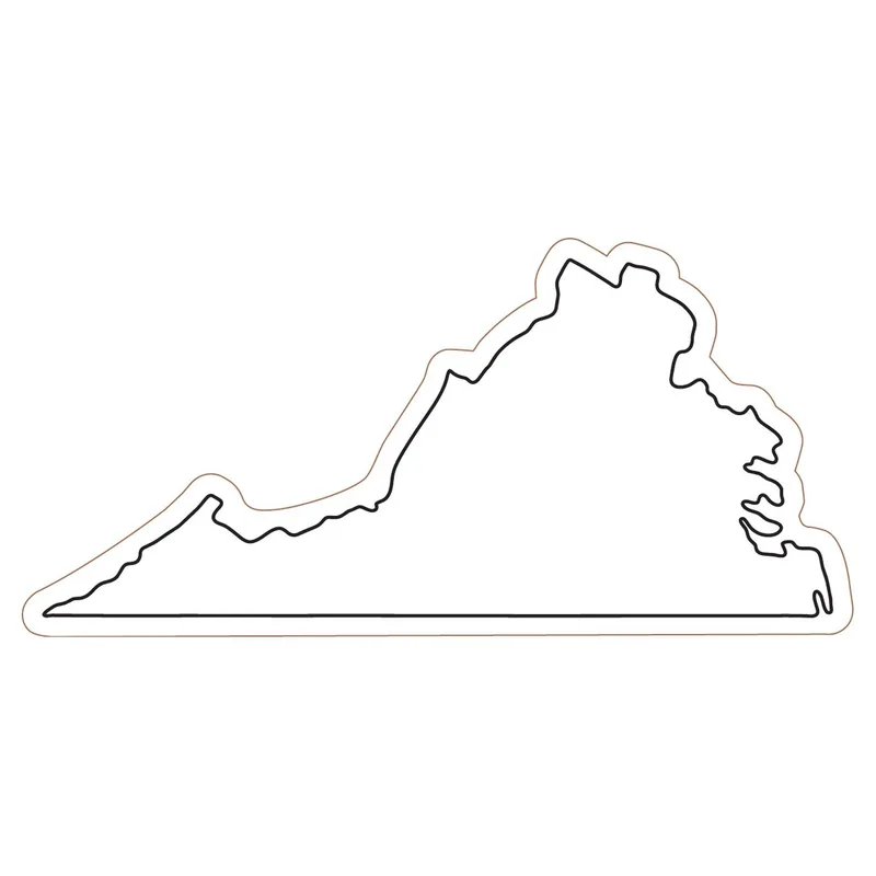 Virginia State Magnet view 2