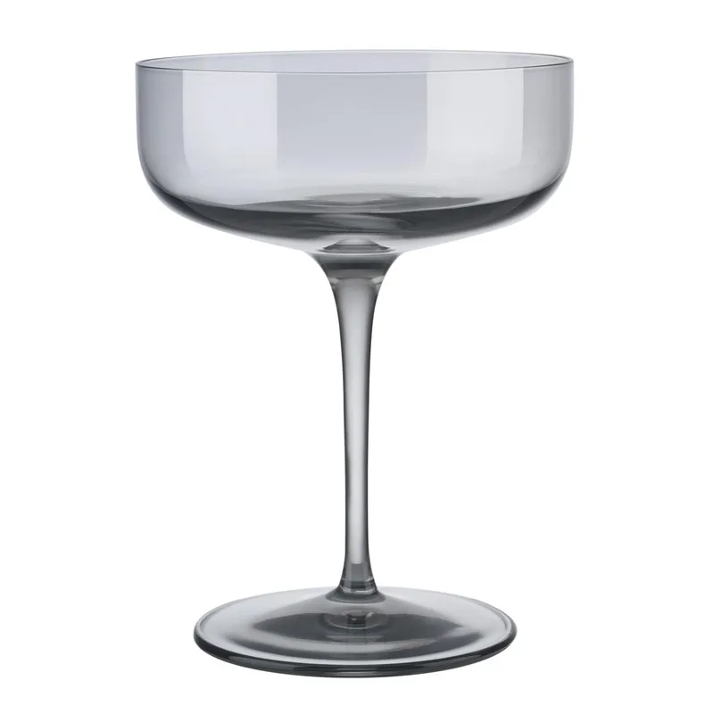 Blomus Fuum Smoke Champagne Saucer Glasses - Set Of 4