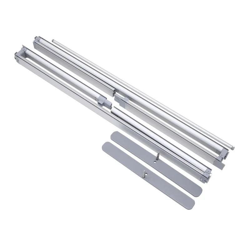 Journey SEG Half Wall Hardware With 90 Degree Connectors view 4
