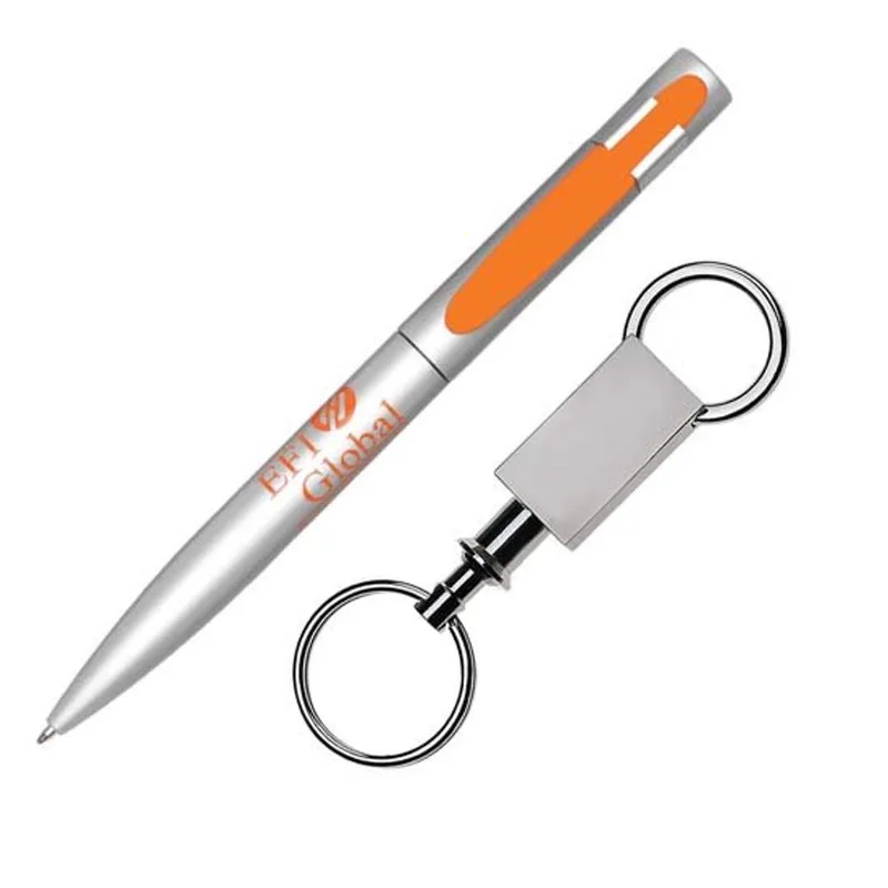 Silver/Orange