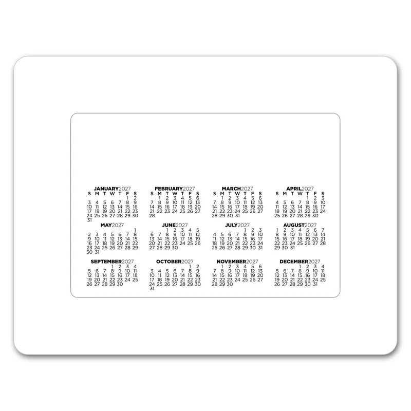 Calendar Punch Out Picture Frame view 3