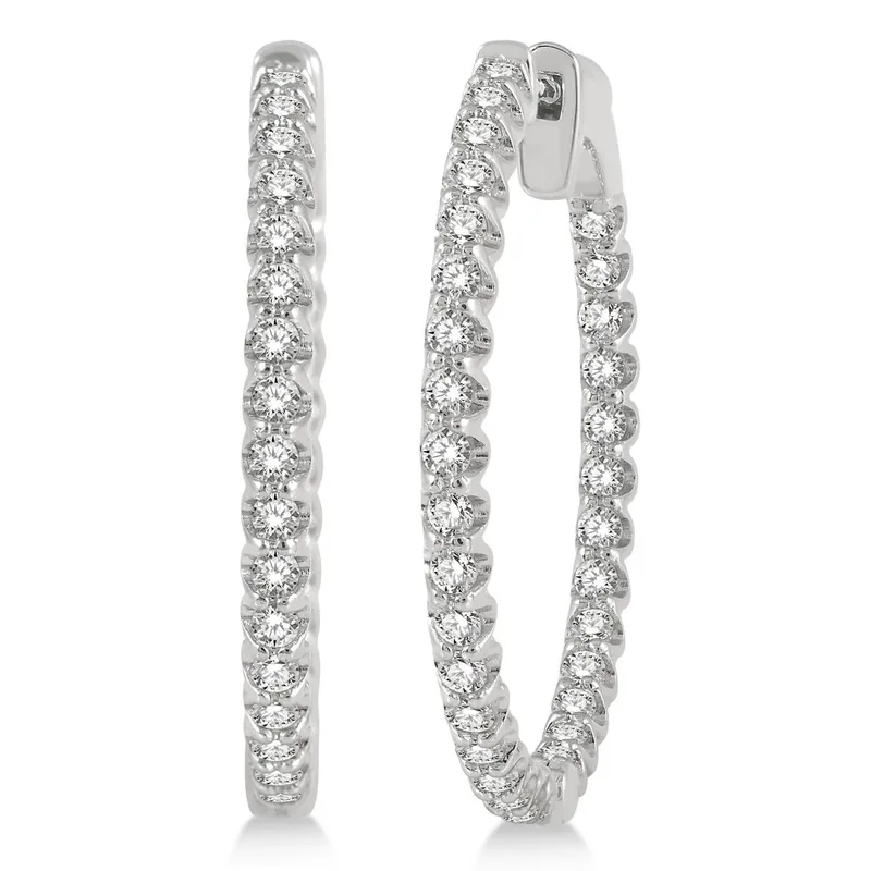 Jilco Inc Diamond Hoops