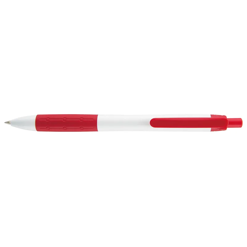 White/Red Blank Front View