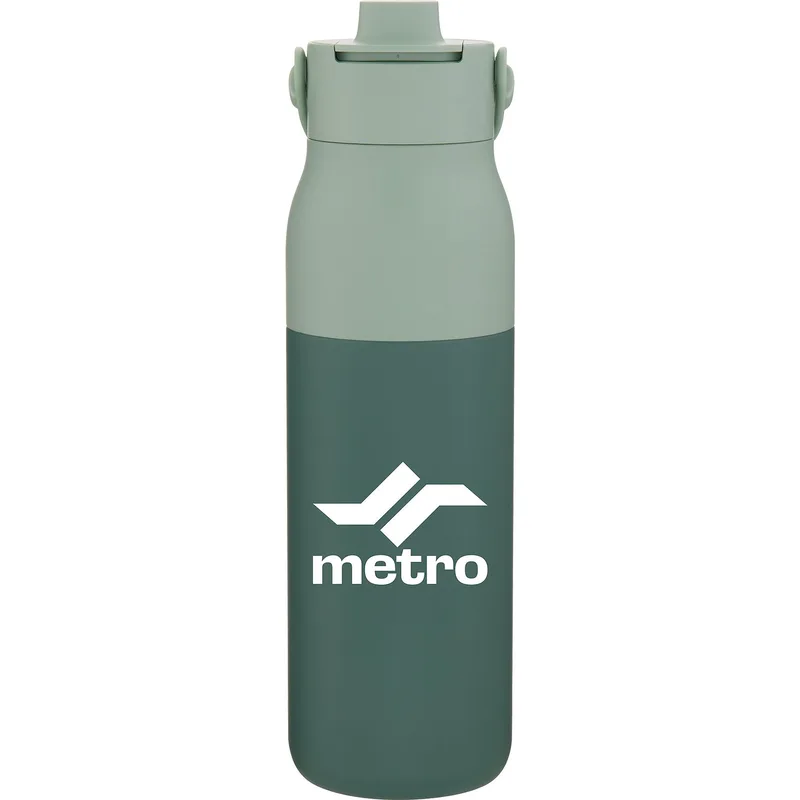 34 oz Larq Purevis2 Water Bottle (Eucalyptus Green)