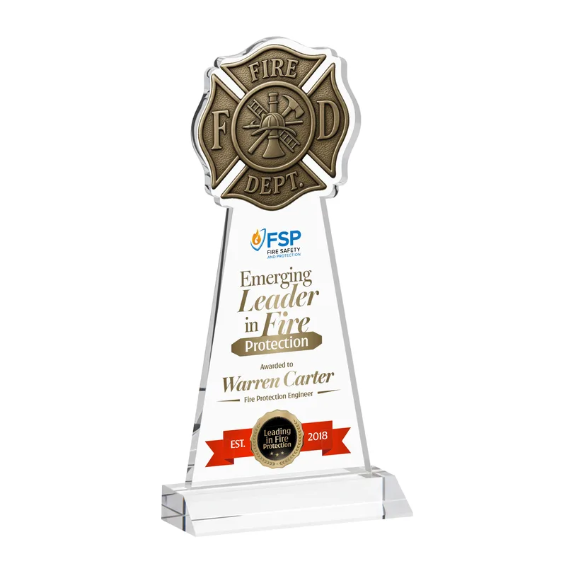 VividPrint™, Front Mitered base, Clear, 6" x 11.75" x 3"