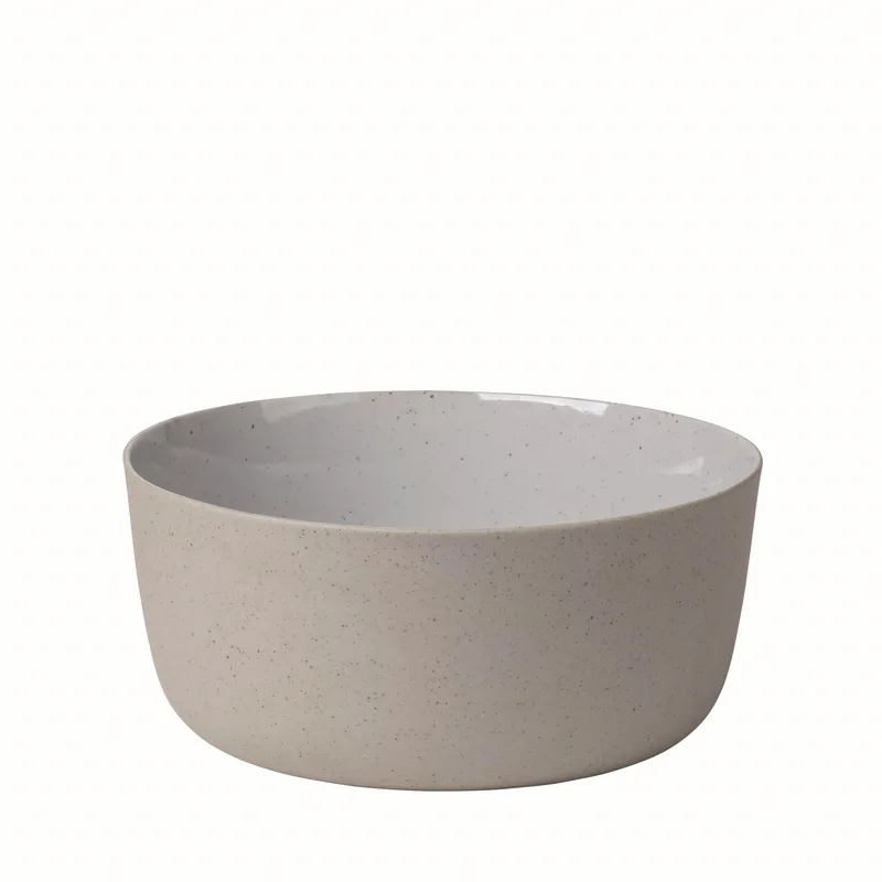 Blomus Sablo Cloud White Large Ceramic Stoneware Serving Bowl