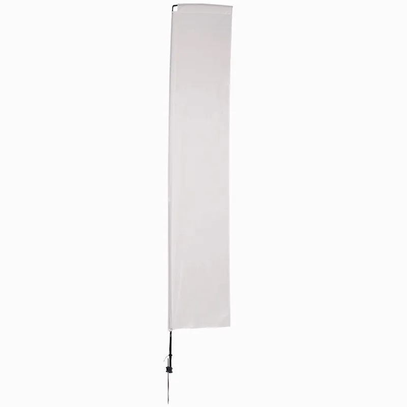14.5' Streamline Rectangle Sail Sign Flag, 1-Sided, Spike view 2