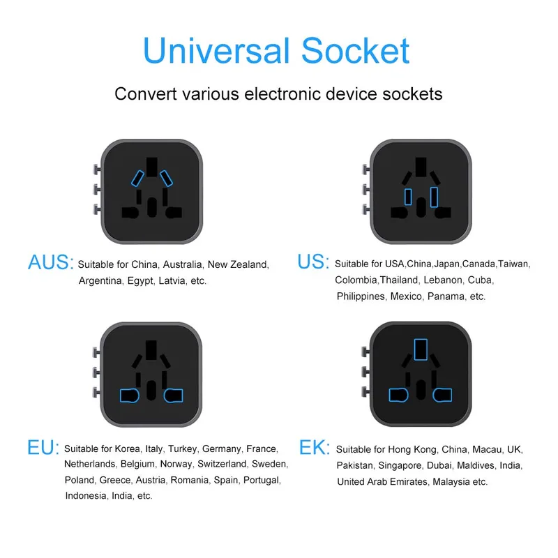 Light Up International Adapter view 4