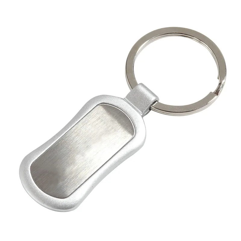 Oval Metal Keytag view 2