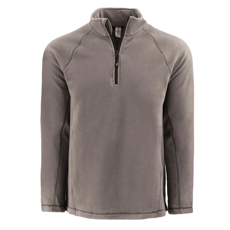 Clique Powder Recycled Fleece Mens Quarter Zip Pullover view 3