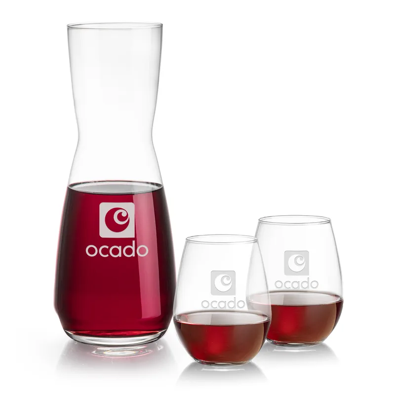 Carafe & 2 Stemless
