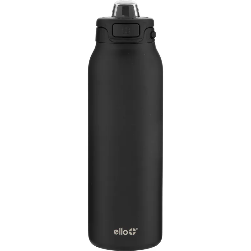 32 oz Ello Pop & Fill Water Water Bottle (Black) view 2