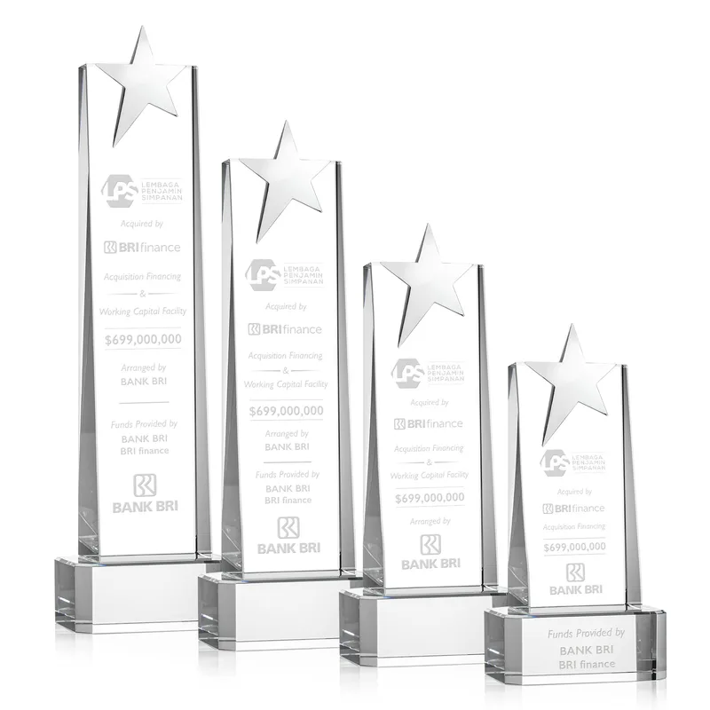 Deep Etch, On Base, Silver, Clear