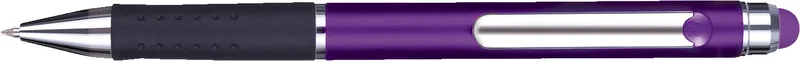 Purple/Black/Silver Blank Clip View