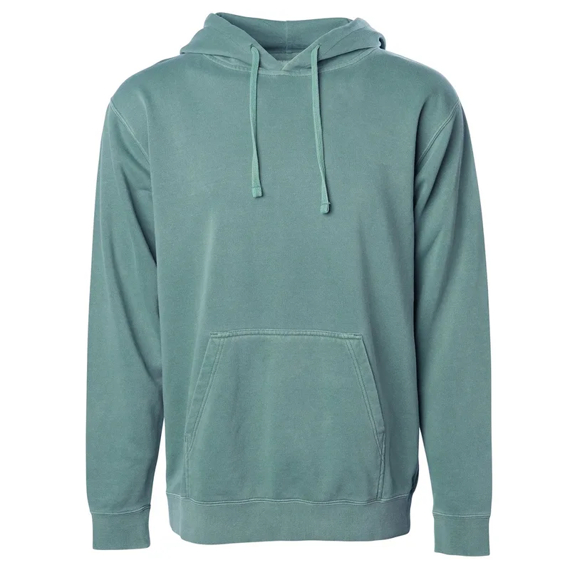 Independent Trading Company Unisex Midweight Pigment Dyed Hooded Sweatshirt view 3