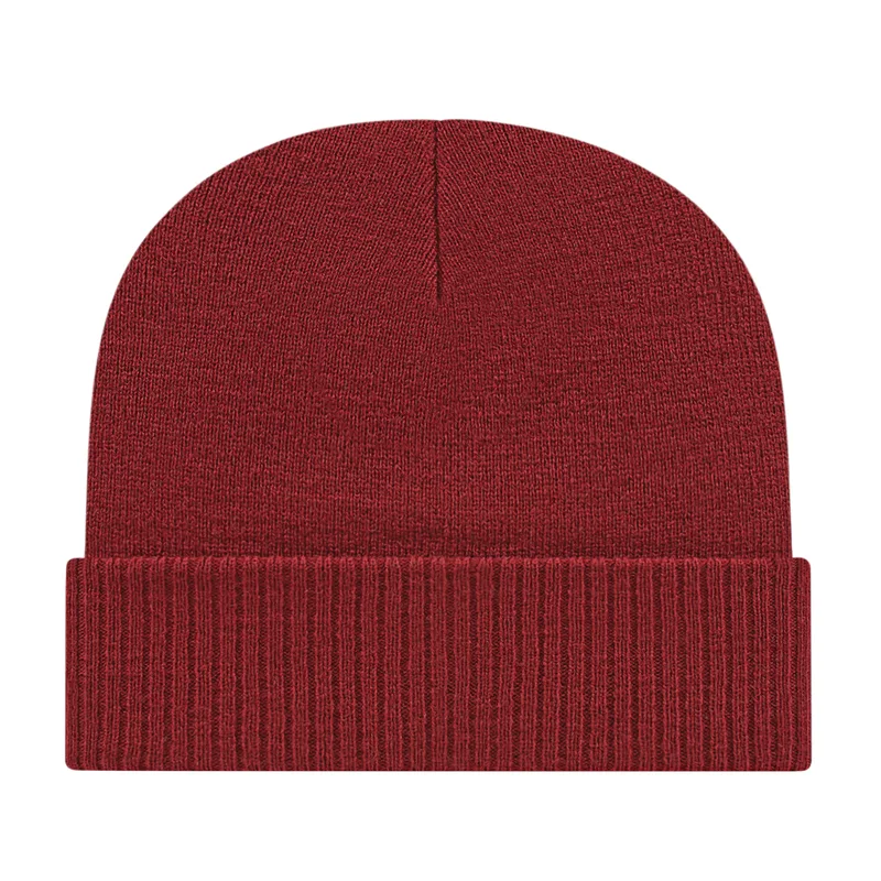 Knit Cap With Ribbed Cuff view 4
