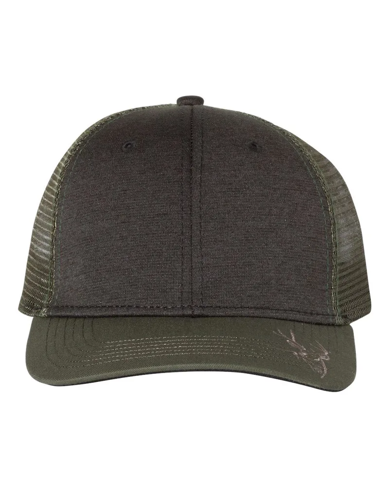 Heather Charcoal Gray/Fatigue Green