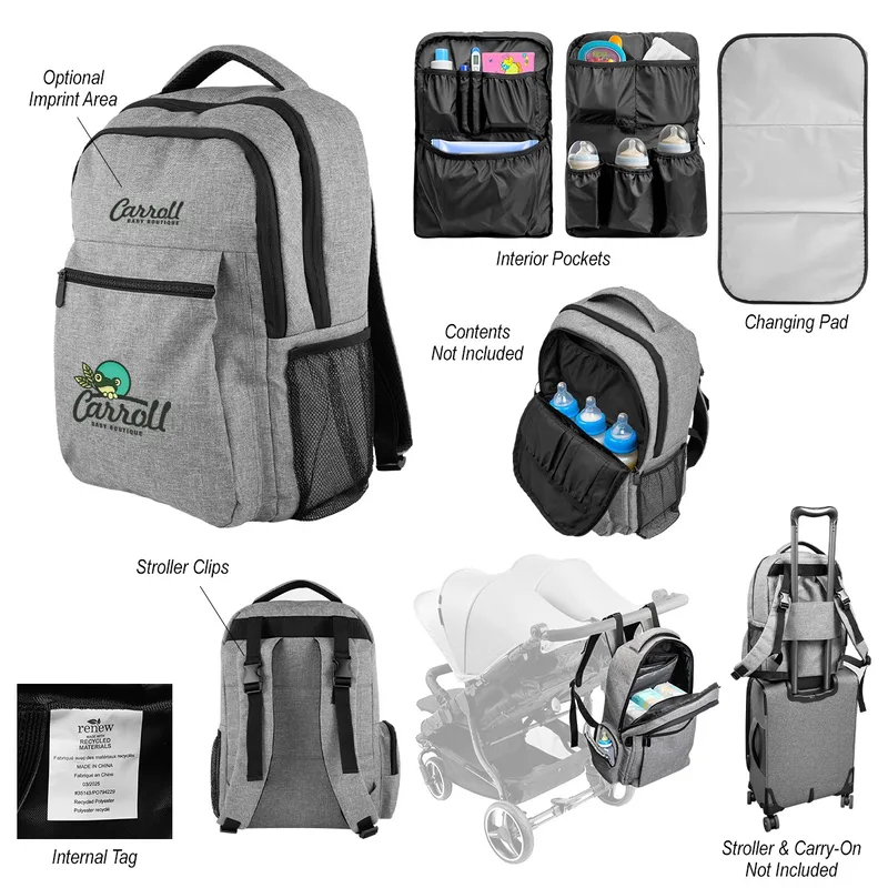 Milo Rpet Diaper Backpack view 2
