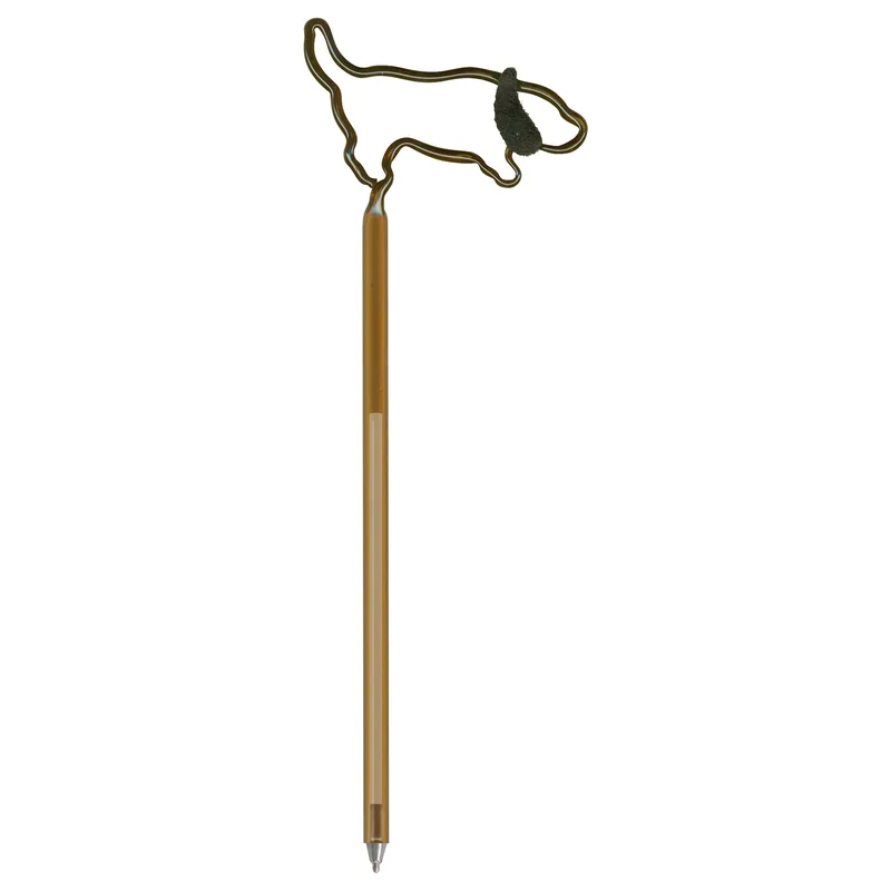 Dog Basset Hound with Ears Inkbend Standard, Bent Pen view 2