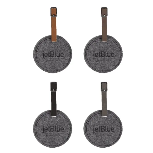 Juniper Felt Round Luggage Tag view 2
