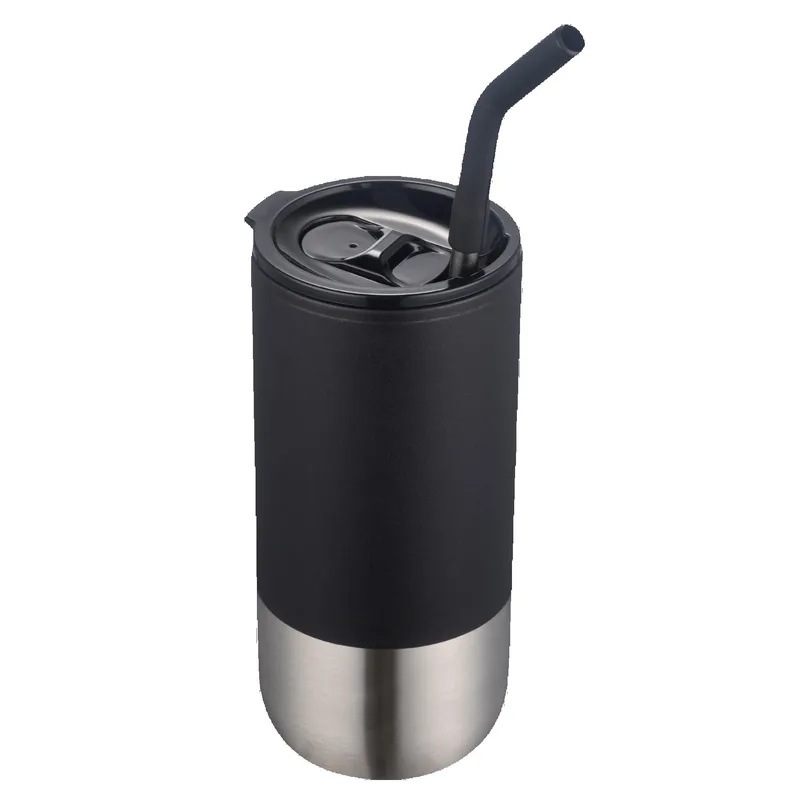 16 Oz. Double Wall Tumbler w/Straw view 2